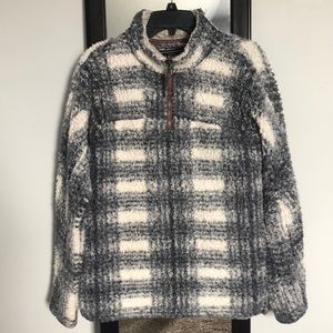 Fuzzy Sherpa Half Zip Pullover